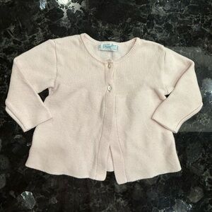 Elegant vintage Kids Light Pink Cardigan